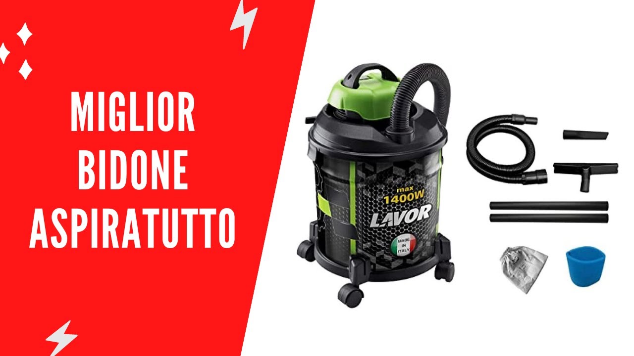 ✓ Miglior Bidone Aspiratutto 2022 - (Top 5) - YouTube