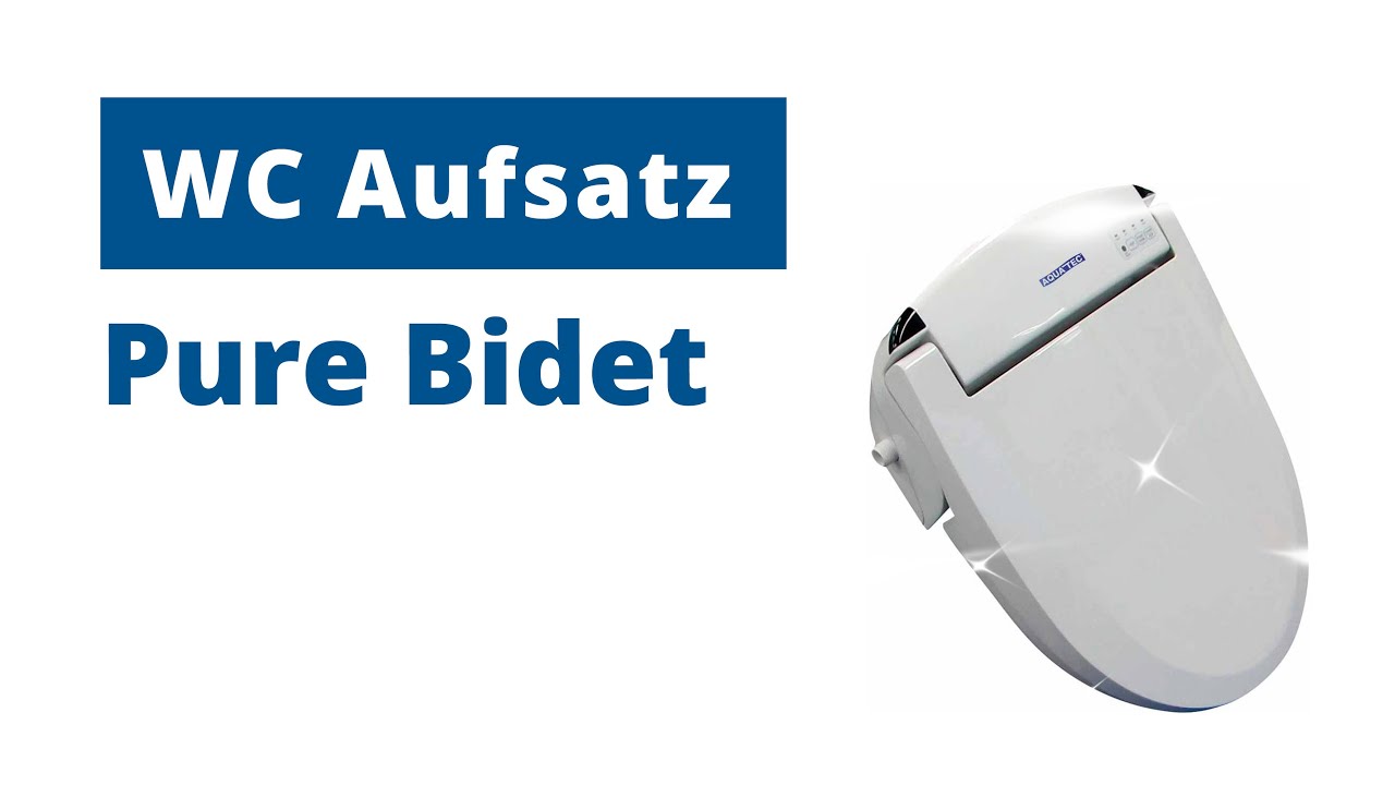 AQUATEC Dusch-WC-Aufsatz  Pure Bidet