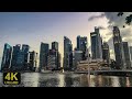 River Cruise Singapore at Night, Singapur Schiffahrt 4K DJI Osmo Action