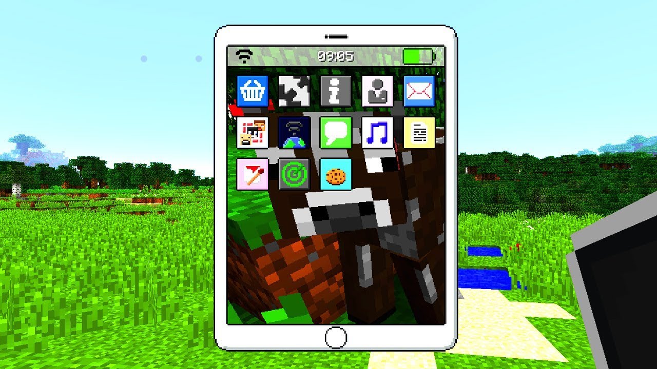 Minecraft Mods: Minecraft IPHONE MOD - YouTube