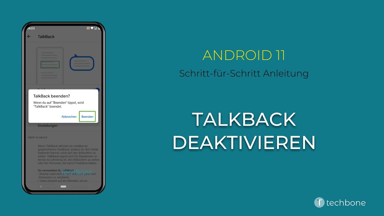 TalkBack deaktivieren [Android 11] - YouTube