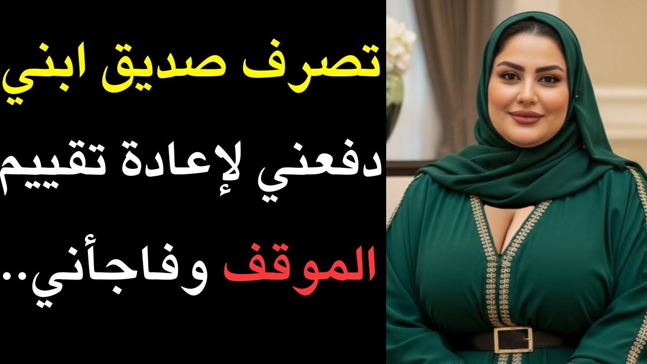 قصة إنسانية! تصرف صديق ابني دفعني لإعادة تقييم الموقف، وفاجأني بطلب غير متوقع، وكانت النتيجة تجربة