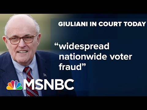 Ari Melber: Trump's 'Dumpster Fire' Legal Strategy Flailing Under Giuliani