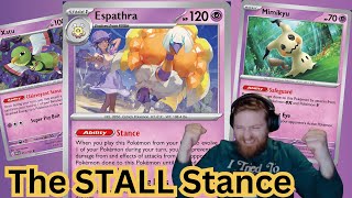 ESPATHRA And MIMIKYU Take Up The Stance | Scarlet & Violet | Paradox Rift | PTCG Live | Pokémon