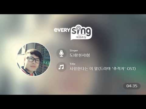 [everysing] 사랑한다는 이 말(드라마 '추적자' OST)