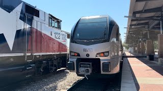 TREs light rail generation meets at Fort-Worth Central Station