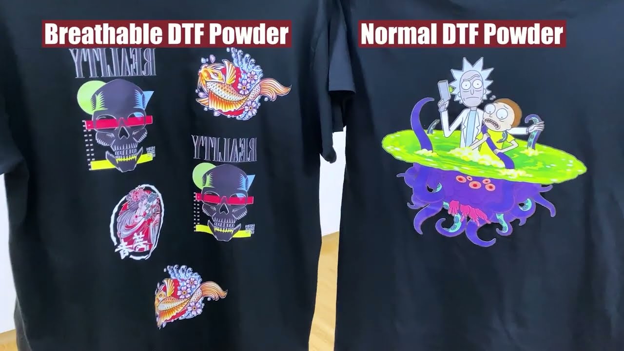 SUBLISTAR DTF: Breathable DTF Powder VS Normal DTF Powder