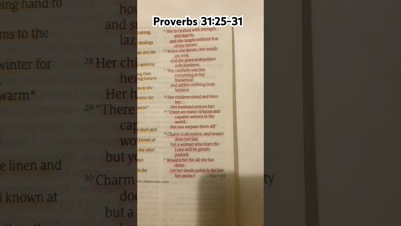 Strength and Dignity: The Noble Woman | Proverbs 