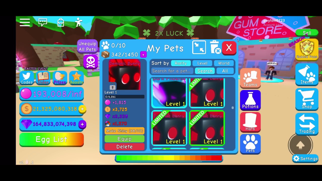 My Best Pets Bubble Gum Simulator. YouTube