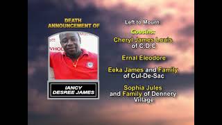 Iancy Desree James  ~ Long Obituary