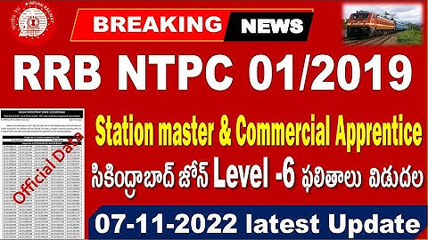 Railway NTPC Station master Final Results Out, check the latest for all Aspirants by SRINIVASMech