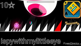 geometry dash ispywithmylittleeye 100% 幾何衝刺 (online level)