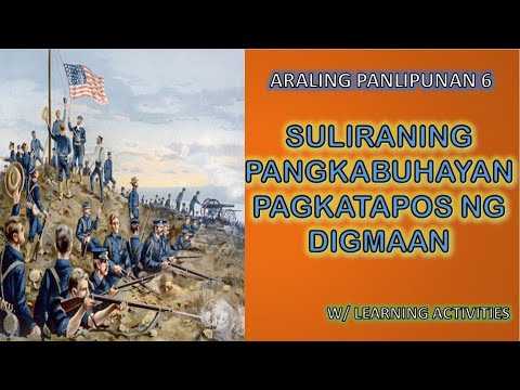 MGA SULIRANING PANGKABUHAYAN PAGKATAPOS NG DIGMAAN MULA 1946-1972 / AP6 Quarter 3 Week 1