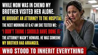 My Brother Cut Me Out of Our Mom's Will During Chemo — I Still Have Her Text | Family Reddit Story