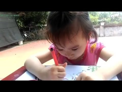 Bé Tập Tô Màu Con Vật -Tô Màu Con Hổ - Con Thỏ | Tranh Tô Mau Cho Bé