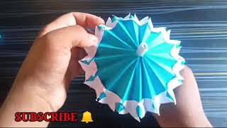 ⁣how to make paper toy umbrella at home //@H-EDUCATE @Arts with a hint of crafts