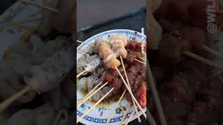 Mobile Pork Satay nonhalal  Indonesian Street Food