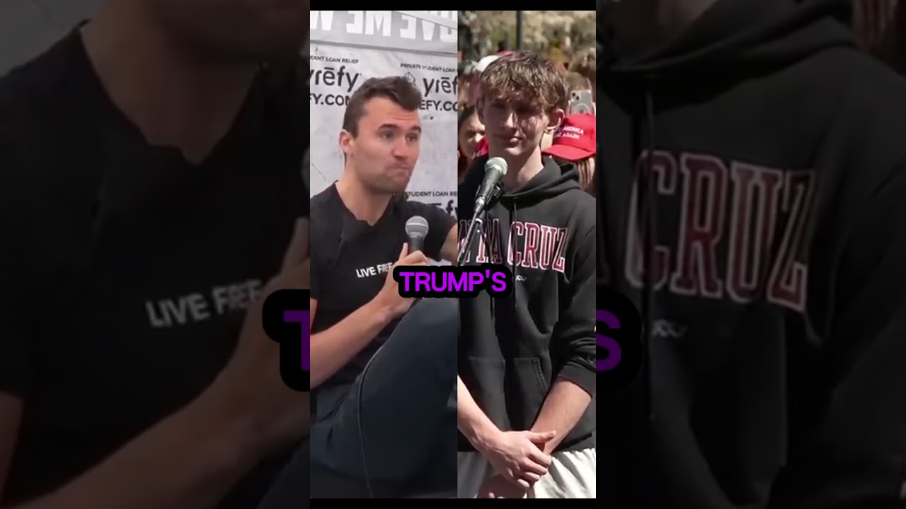 #charliekirk #debate #interview #motivation #shorts thumbnail