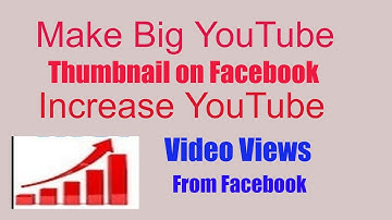 How to Share YouTube Video on Facebook with Large Image Thumbnail | Bangla |