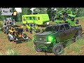 LUXURY CAMPING OFF-ROAD | LIFTED TRUCKS + RZR | FARMING SIMULATOR 2019