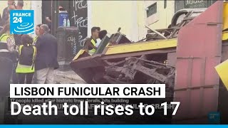 Death toll in Lisbon funicular crash rises to 17 • FRANCE 24 English