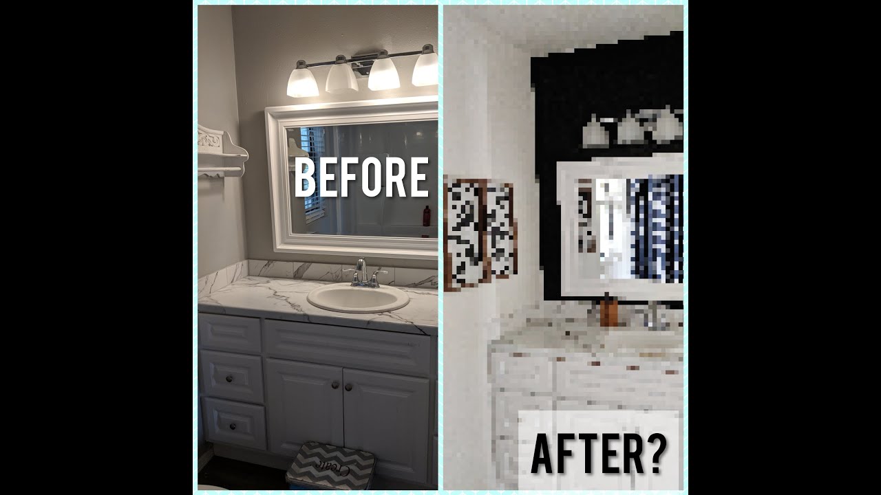 How to Update Your Bathroom on a Budget YouTube