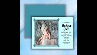 Birth Announcements Creative Wonders of Ink