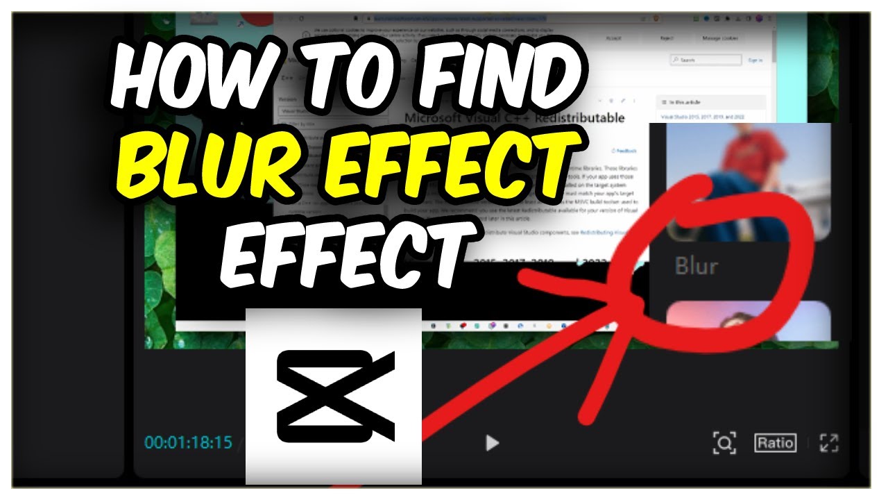 Capcut Pc Tutorial: How To Find Blur Effect In Capcut Pc - YouTube