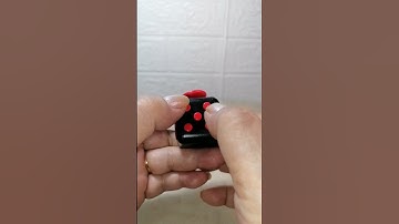 🌈🟥ASMR SATISFYING MAGIC INFINITE FIDGET CUBE 6 #sensoryrelief #decompressioncube #fidgettoys