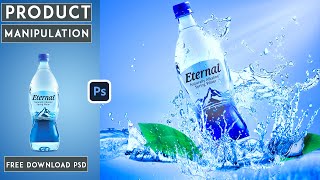 Easy Photo Manipulation in Photoshop | Water Bottle screenshot 3