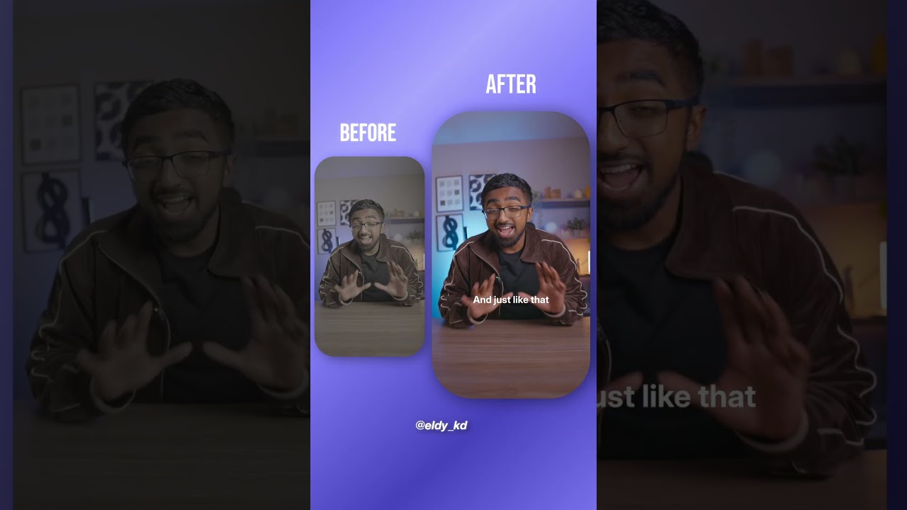 Before x After Video editing 4 - Talking Head #video  #editing  #videoediting  #talkingheads