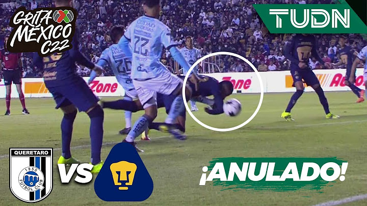 GOAL DISMISSED! Diogo scored with his arm | Querétaro 1-2 Pumas | Grita México C22 - J2 | TUDN