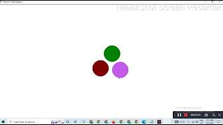 Julia logo in python | python turtle graphics | python for beginners #poojapatel #python #chiki1601