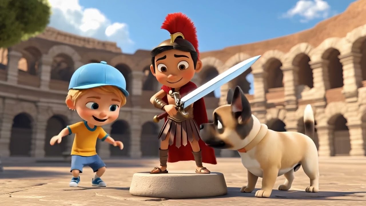 Sam e Rollo a Roma! 🏛️🐶 | Cartoni animati per bambini ✨