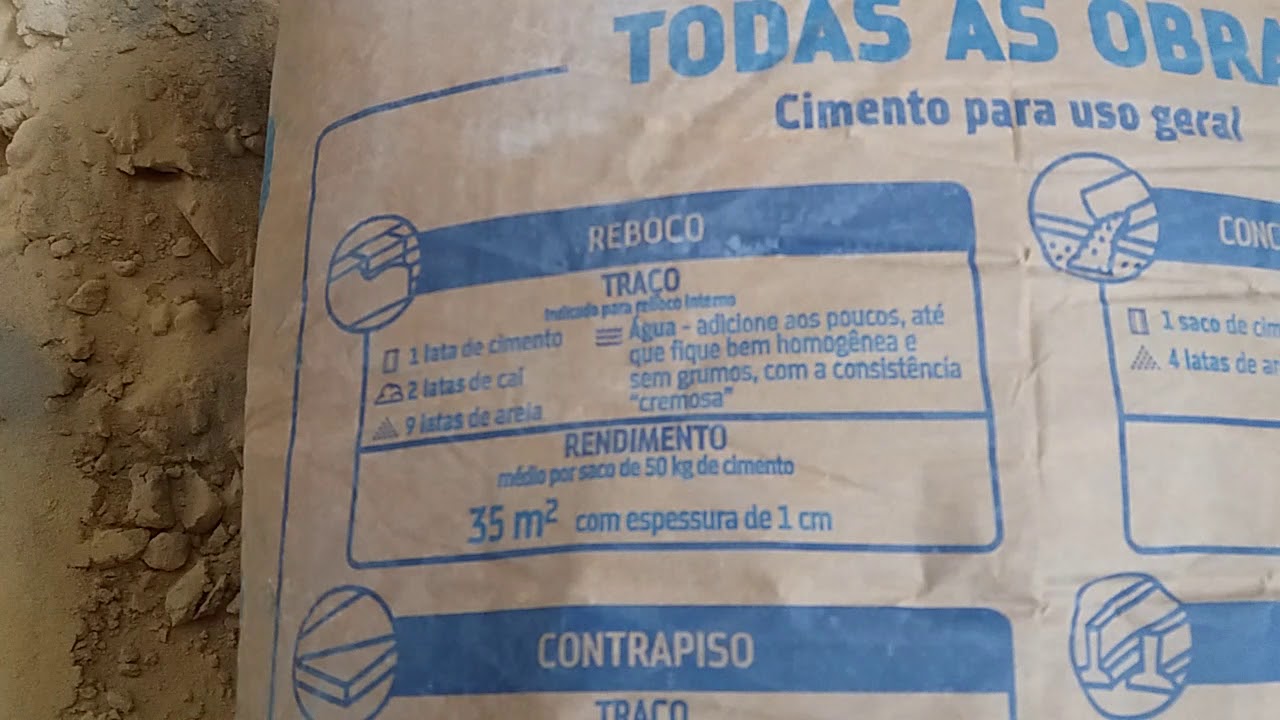 Tra o Para Reboco Contrapiso Laje Ou Concreto Convencional YouTube