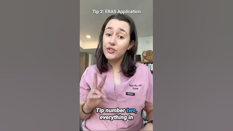 Tip 2: Dubbel aanmelden voor de Residency ERAS-app #match2026