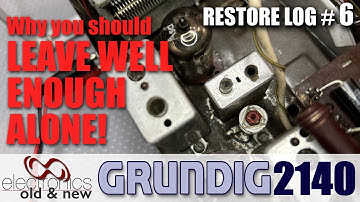 Sometimes you just have to leave well enough alone! Grundig 2140 restoration - part 6 #PCBWay#