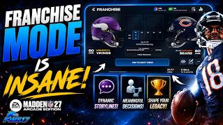 NEW FRANCHISE MODE IS INSANE! Madden NFL 27 Arcade Edition