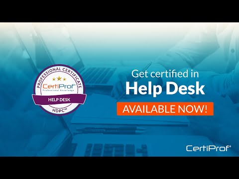 Help Desk Professional Certificate - HDPC™ has arrived!