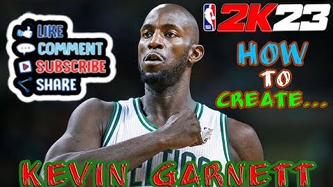 NEW NBA 2K23* Kevin Garnett face creation Tutorial EVER!