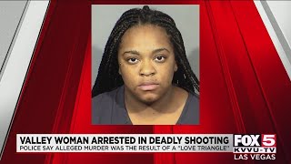 Woman arrested in deadly shooting spurred from 'love triangle'