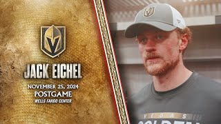 Jack Eichel Postgame 11/25: Not Every Game Will Be A Masterpiece