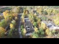 Abandoned barracks of the Soviet in Germany. DJI Phantom. Alte Kaserne Krampnitz.