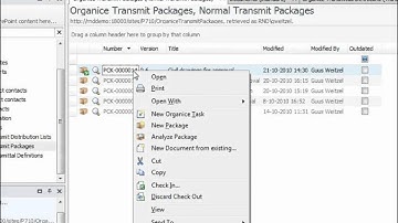 Cadac Organice Transmit - Creating and Managing Transmittal Definitions