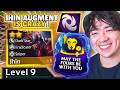 I Went FAST 9 With JHIN'S UNIQUE AUGMENT And A Dark Star Emblem... It Was INSANE!