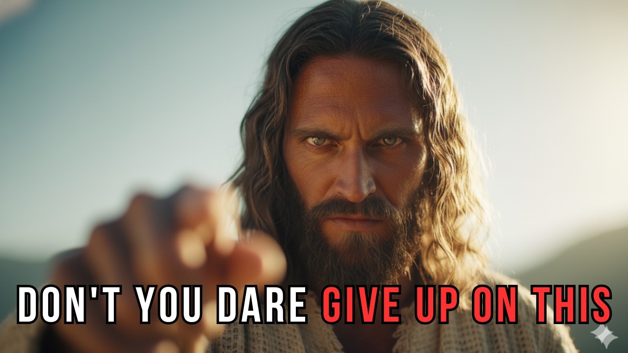 God Says: I Can't Let You Give Up On This | God's Message To Yo