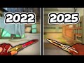 "Champions 2022" VS "Champions 2025" VALORANT (Butterfly Knife)