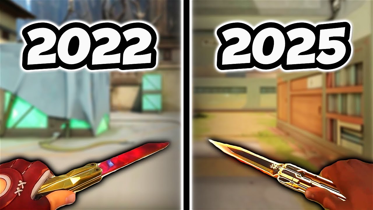 "Champions 2022" VS "Champions 2025" VALORANT (Butterfly Knife)