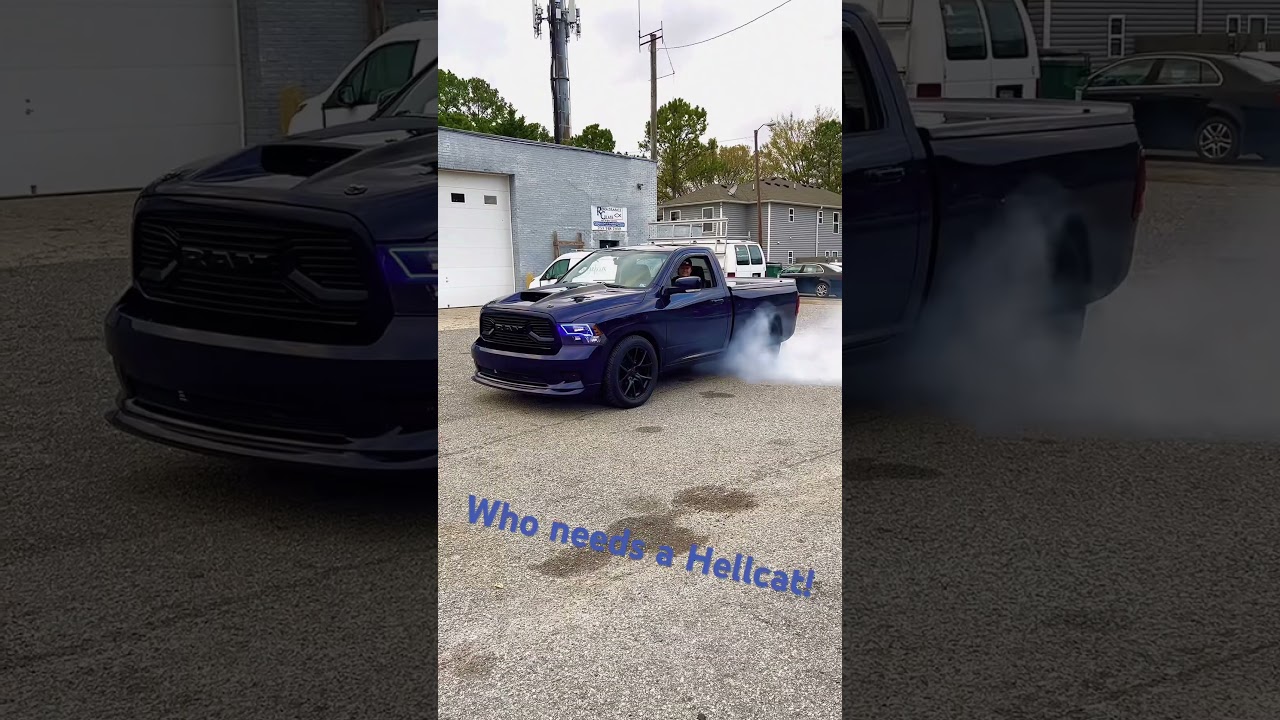 Crazy R/T Ram Truck Burnout! 