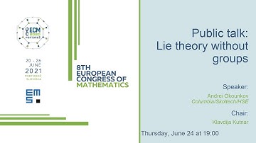 8ECM Public Lecture: Andrei Okounkov